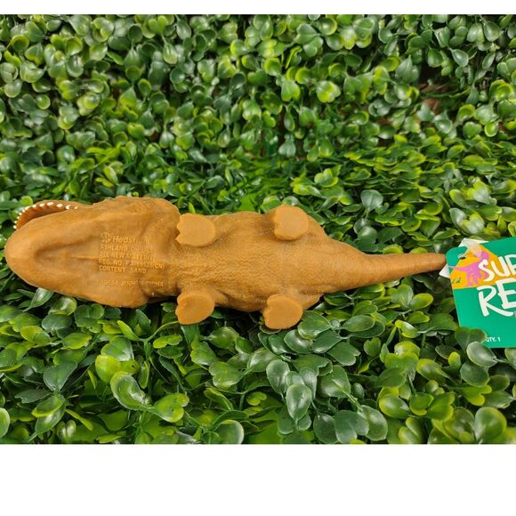 Tyrannosaurus Rex Dinosaur Squishy Toy Figure Squeezable T-Rex Dino Sand Brown - Picture 12 of 15